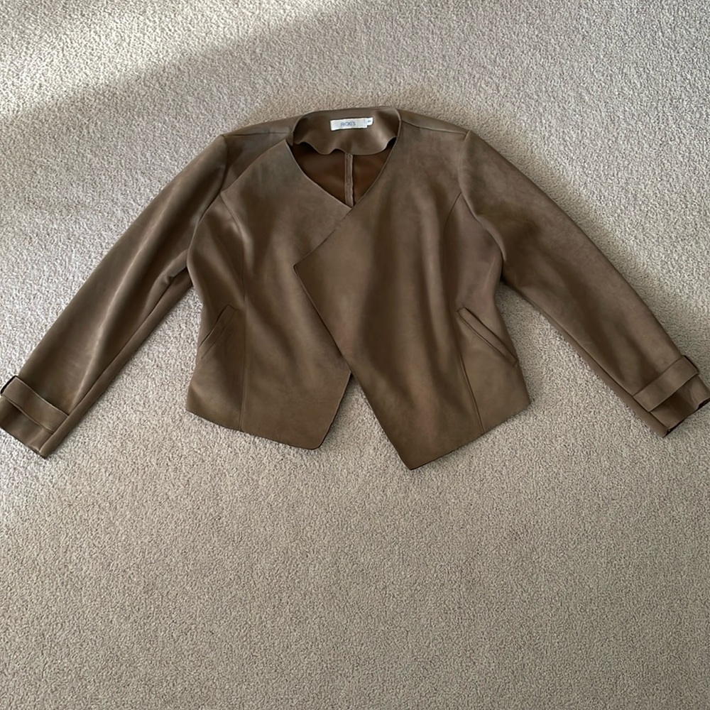 Women’s faux suede jacket